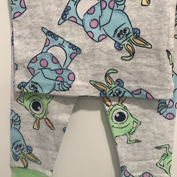 Disney Monster Inc 2 Piece Pajama Set includes Top and Pants size 2T. - Picture 5 of 9